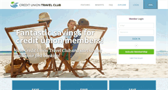 Desktop Screenshot of credituniontravelclub.com